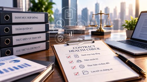 Contract Health Check: 12 dấu hiệu hệ thống hợp đồng của doanh nghiệp cần được rà soát