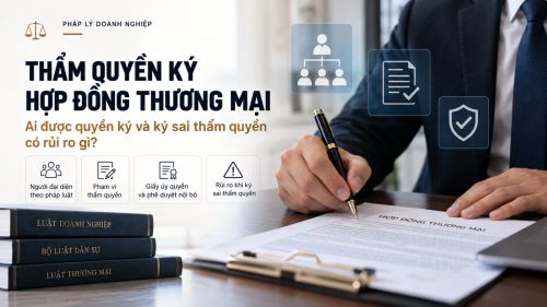 Thẩm quyền ký hợp đồng thương mại: Ai được quyền ký và ký sai thẩm quyền có rủi ro gì?